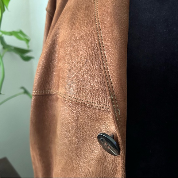 Vintage Brown Genuine Leather Jacket - Picture 9 of 16